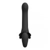 Satu - Pulse-Wave and Vibrating Strapless Strapon - Black
